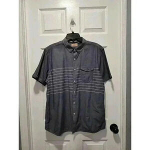 Jeremiah -‎ Men’s Workwear Denim Shirt Size LARGE 100% Cotton
